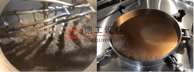 raker do tanque de lauter