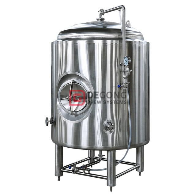Tanque de fermentação de aço inoxidável comercial da cerveja do revestimento da ondulação 5BBL / tanque cônico cilíndrico