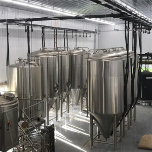 Fermentador cônico isobárico de parede dupla do tanque de fermentação de cerveja 10BBL / Unitank para venda