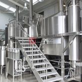 Equipamento comercial da cerveja 10BBL / 20BBL CE / TUV Certificação parede dupla equipamento pequeno / médio / grande da cervejaria para venda